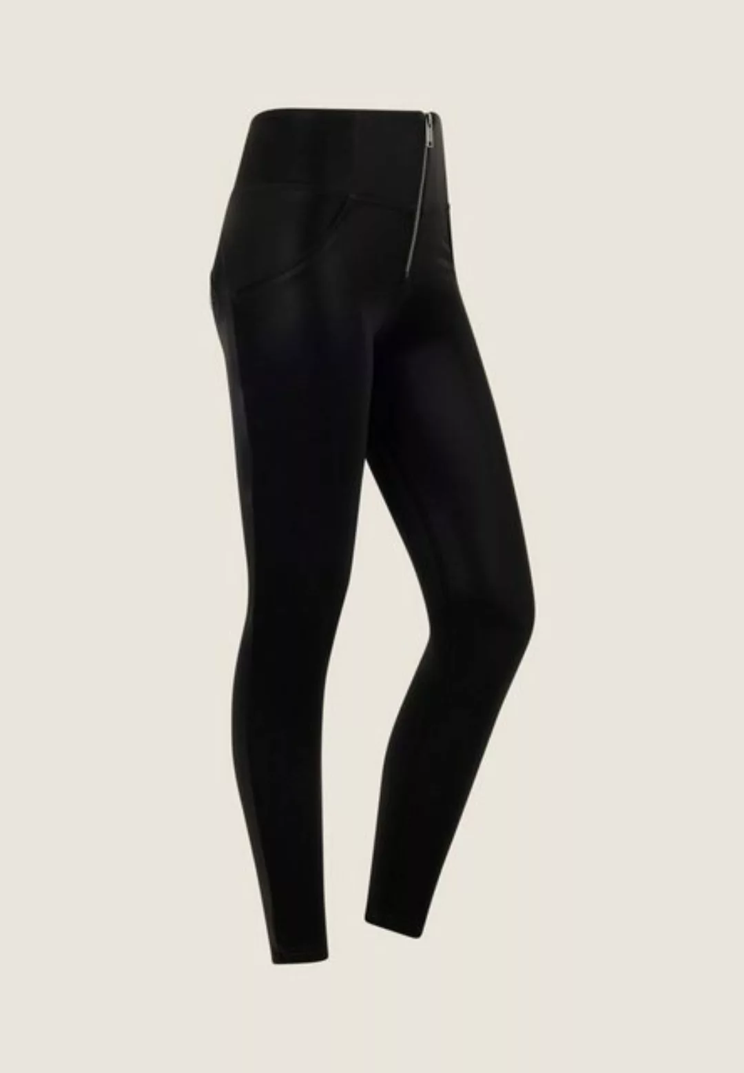 Freddy Jeggings Freddy WR.UP Eco Vegan Leder Glänzend High Waist Schwarz günstig online kaufen