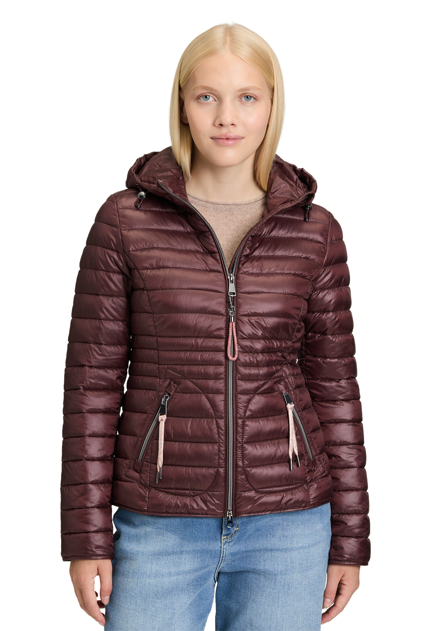Cartoon Steppjacke "Cartoon Damen Steppjacke mit Reißverschlusstaschen", mi günstig online kaufen