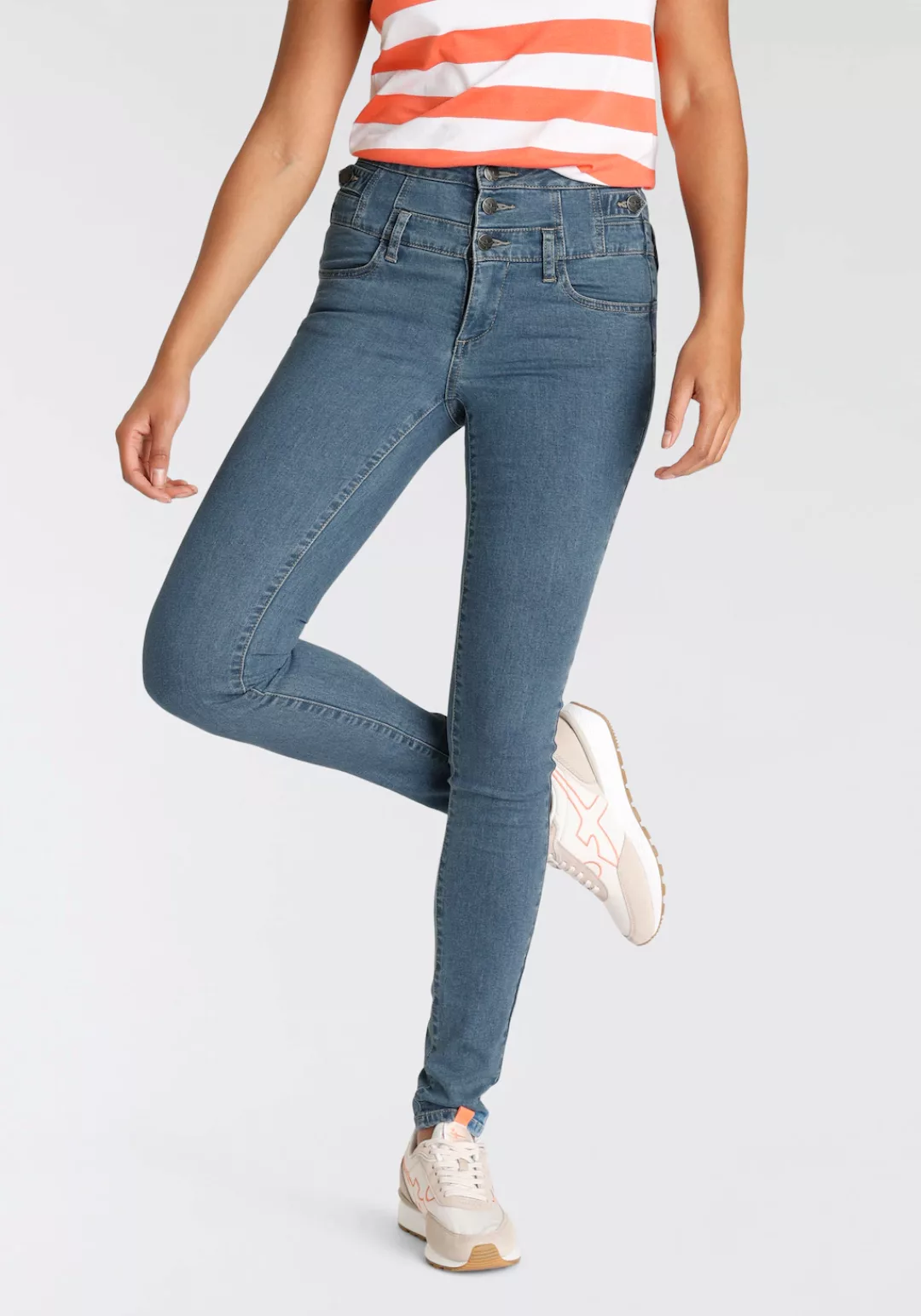 Arizona Skinny-fit-Jeans, High Waist günstig online kaufen