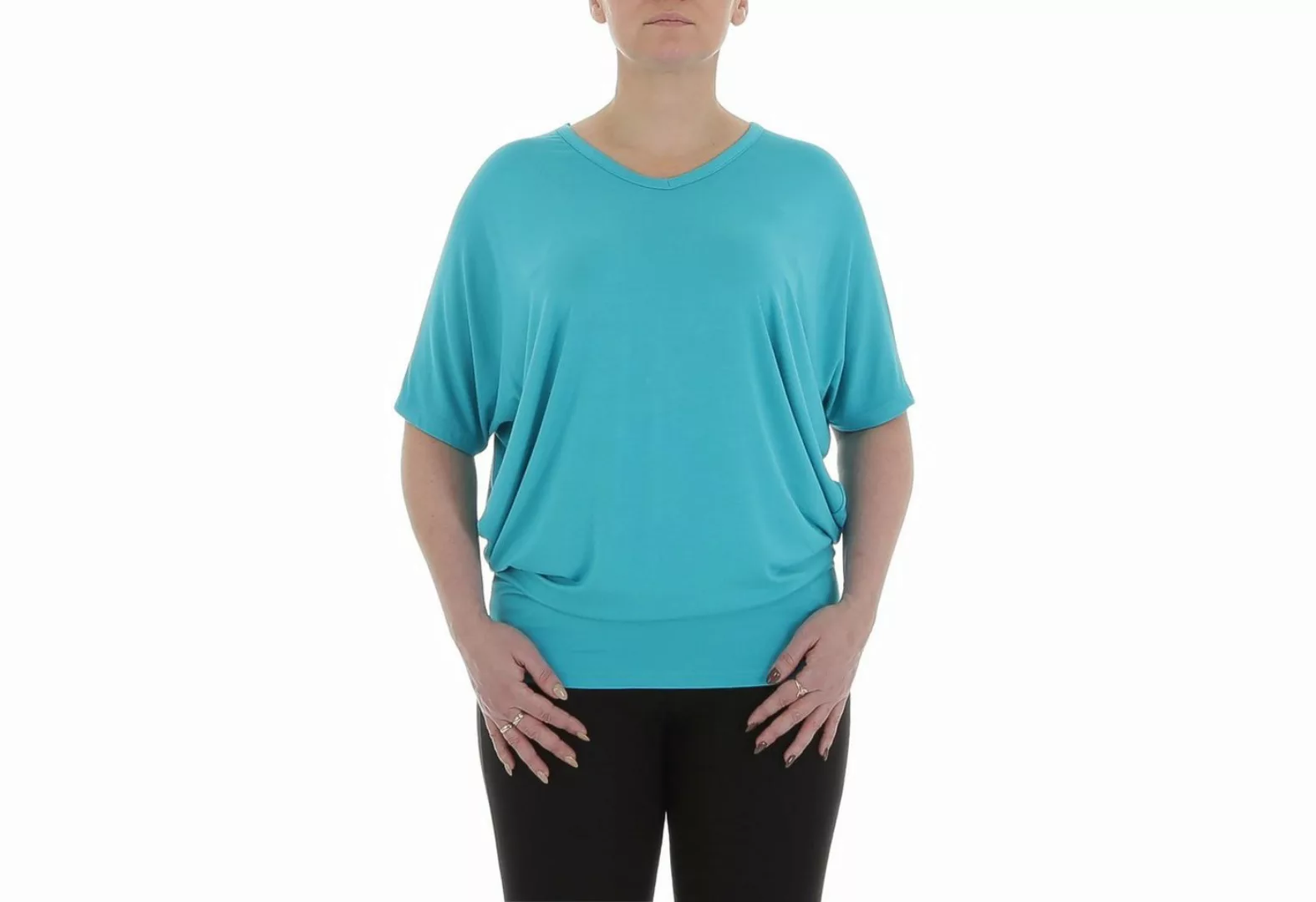 Ital-Design T-Shirt Damen Freizeit (85915840) T-Shirt in Türkis günstig online kaufen