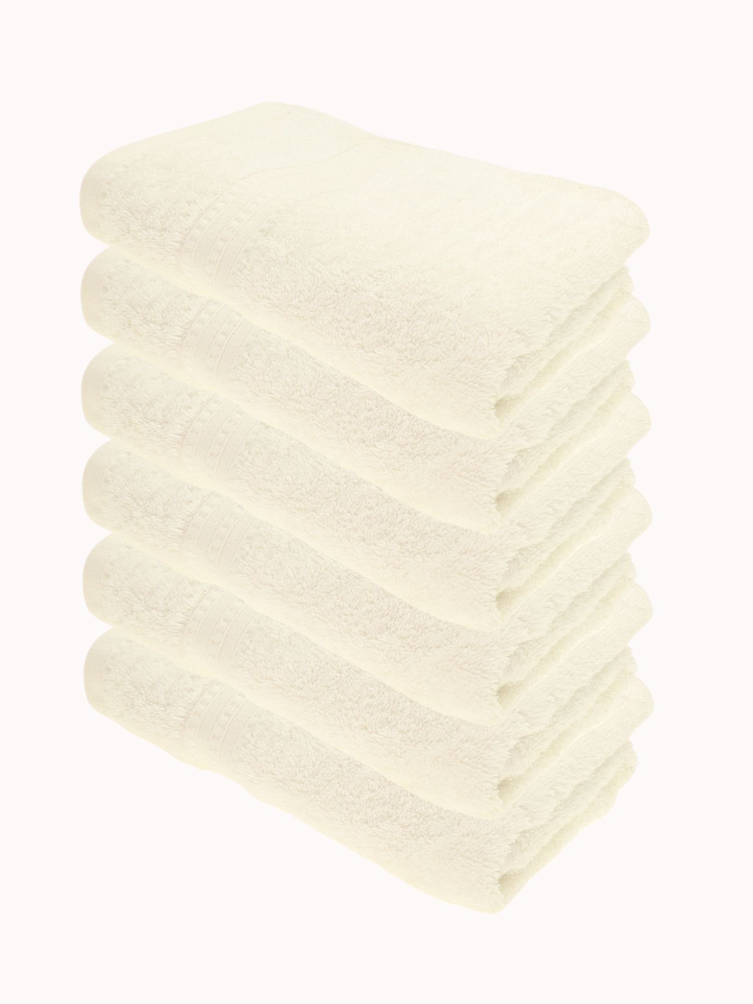 Julie Julsen Handtücher 6-Handtücher-Weiss, Bio-Baumwolle (6-St) günstig online kaufen