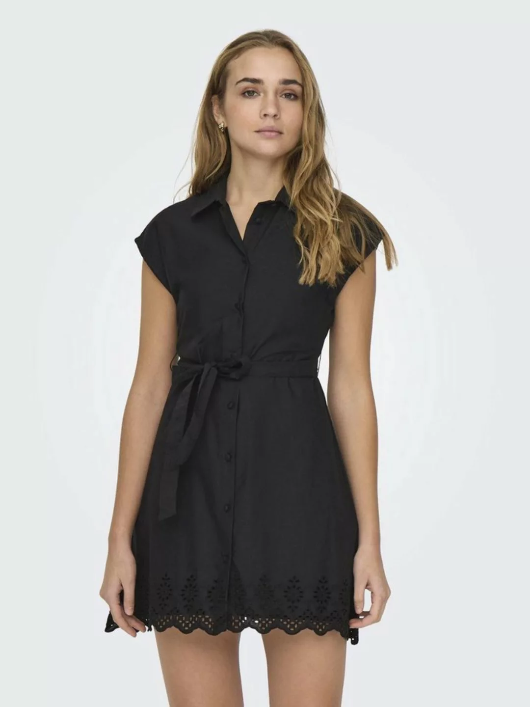 ONLY Blusenkleid ONLLOU LIFE EMB S/S SHIRT DRESS PTM günstig online kaufen