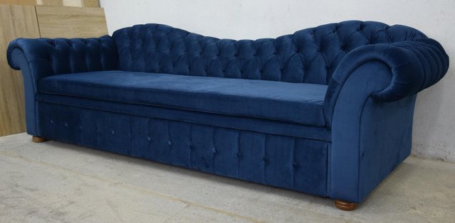 Xlmoebel Sofa 3-Sitzer Textil-Sofa im Chesterfield-Design - Polstermöbel-Ga günstig online kaufen