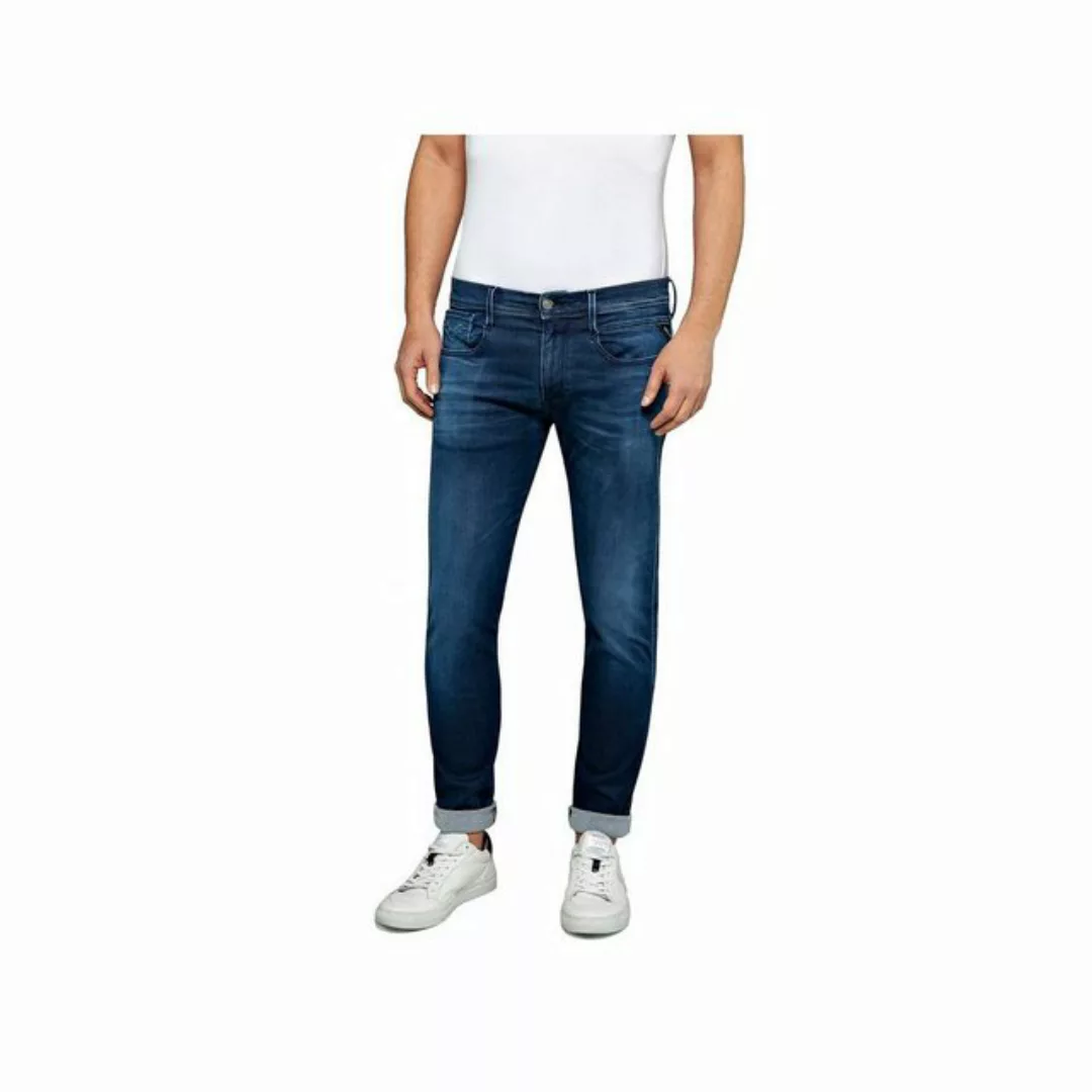 Replay Herren Jeans ANBASS - Slim Fit - Blau - Dark Blue Denim Hyperflex St günstig online kaufen