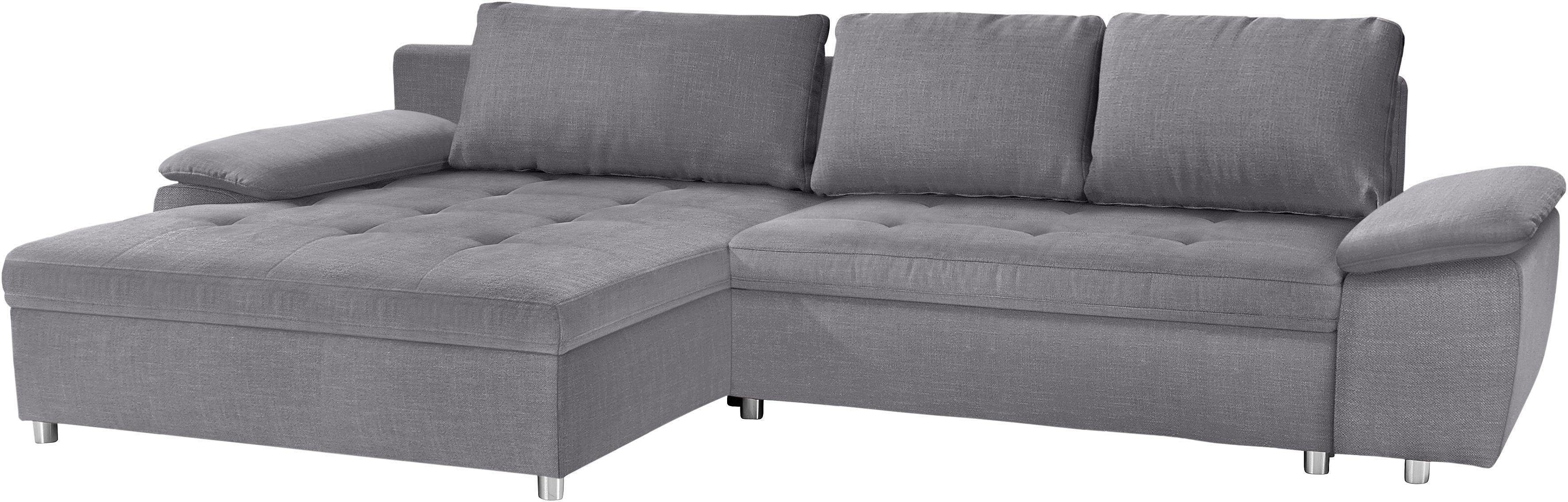 sit&more Ecksofa "Labene L-Form", wahlweise mit Bettfunktion und Bettkasten günstig online kaufen