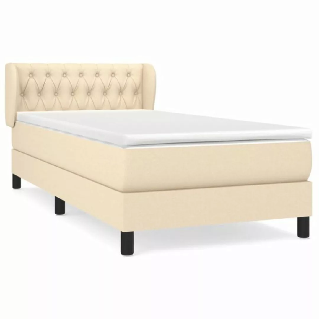 vidaXL Boxspringbett Bett Boxspringbett mit Matratze & Topper Stoff verschi günstig online kaufen