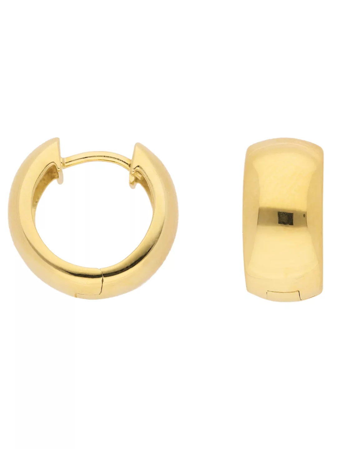 Adelia´s Paar Ohrhänger "333 Gold Ohrringe Creolen Ø 14,6 mm", Goldschmuck günstig online kaufen