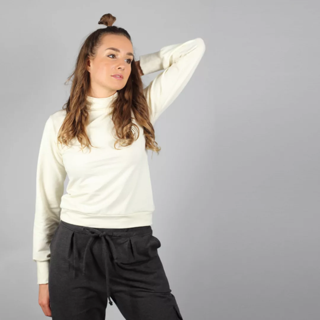 Turtleneck Pullover Sona In Creme Weiß Oder Beige Braun günstig online kaufen