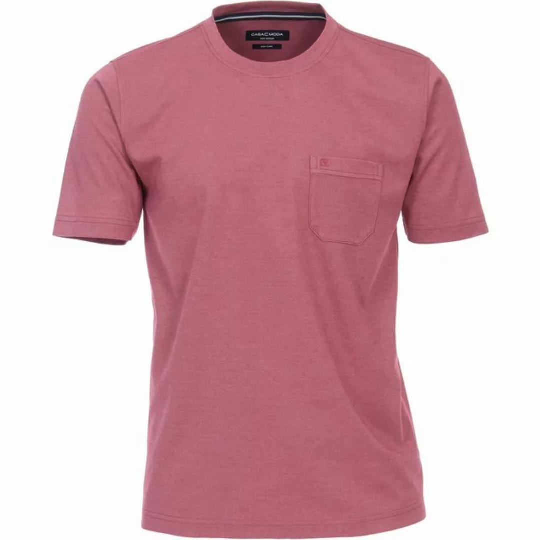 CASAMODA Langarm-Poloshirt CasaModa Große Größen Herren T-Shirt rosenholz m günstig online kaufen