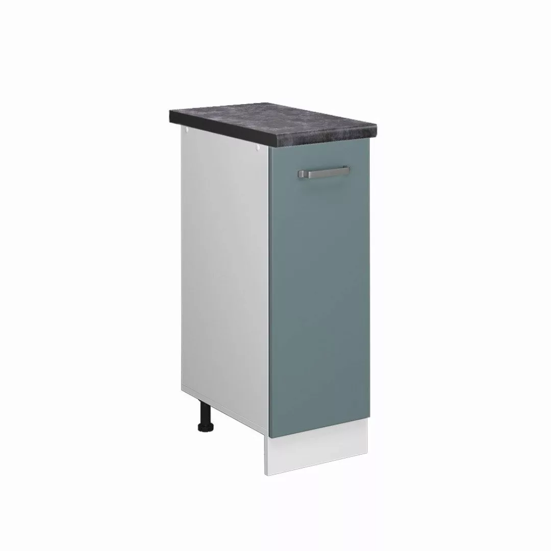 Vicco Apothekerschrank R-Line, Blau-Grau/Weiß, 30 cm, günstig online kaufen