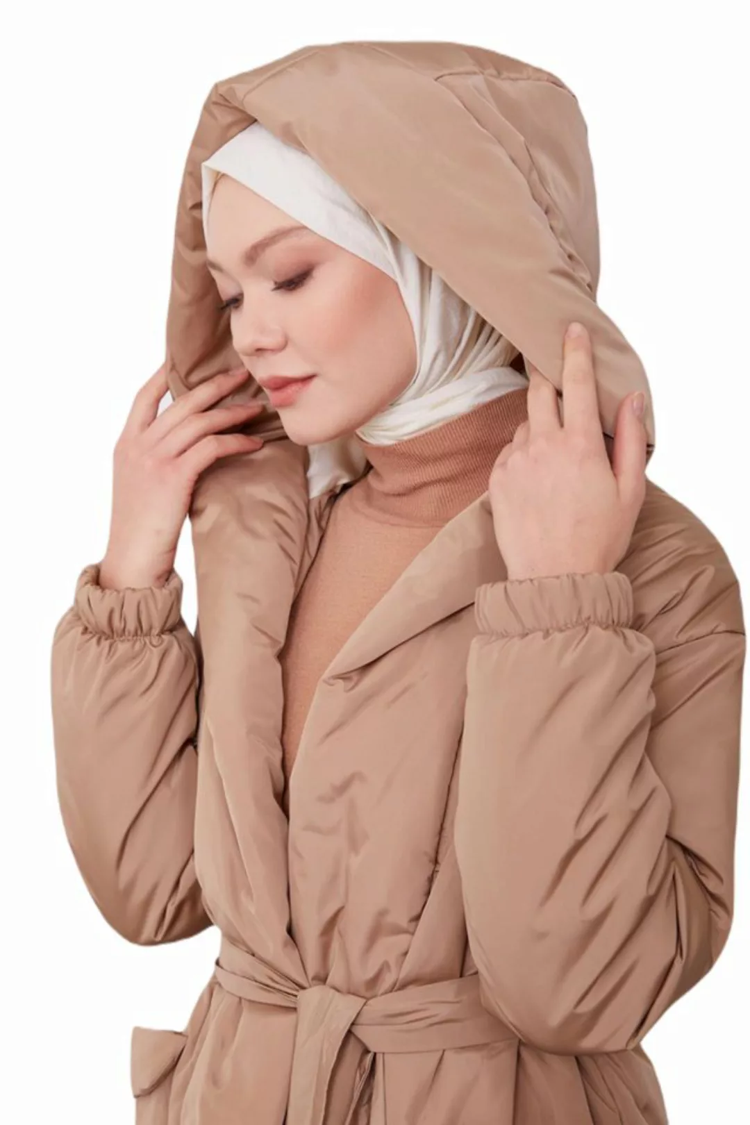 ARMİNE Steppmantel Armine Steppjacke Damen, Warm Mantel Damen Lang, Winterj günstig online kaufen