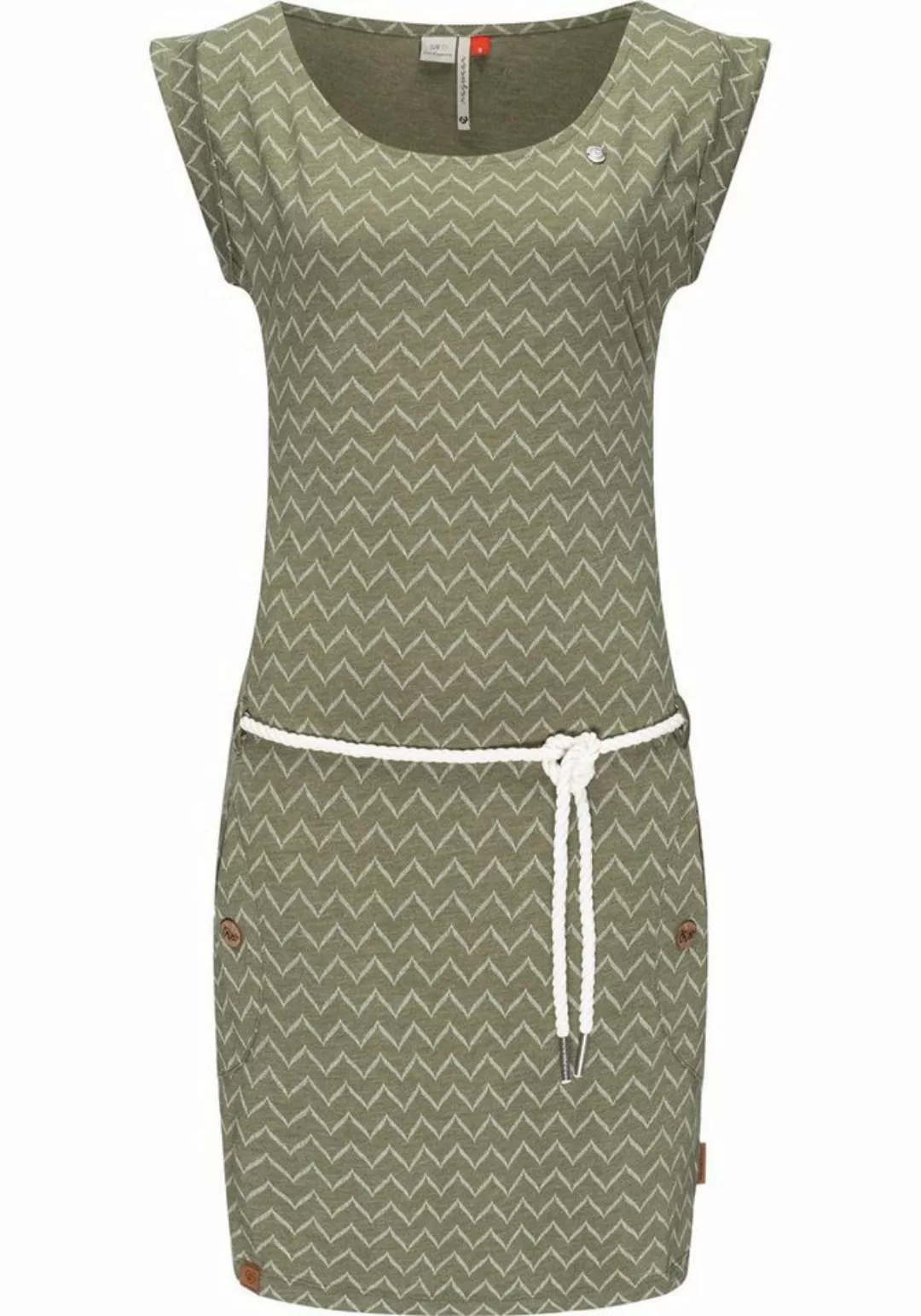 Ragwear Jerseykleid "Tag Zig Zag", stylisches Shirtkleid mit coolem Print u günstig online kaufen