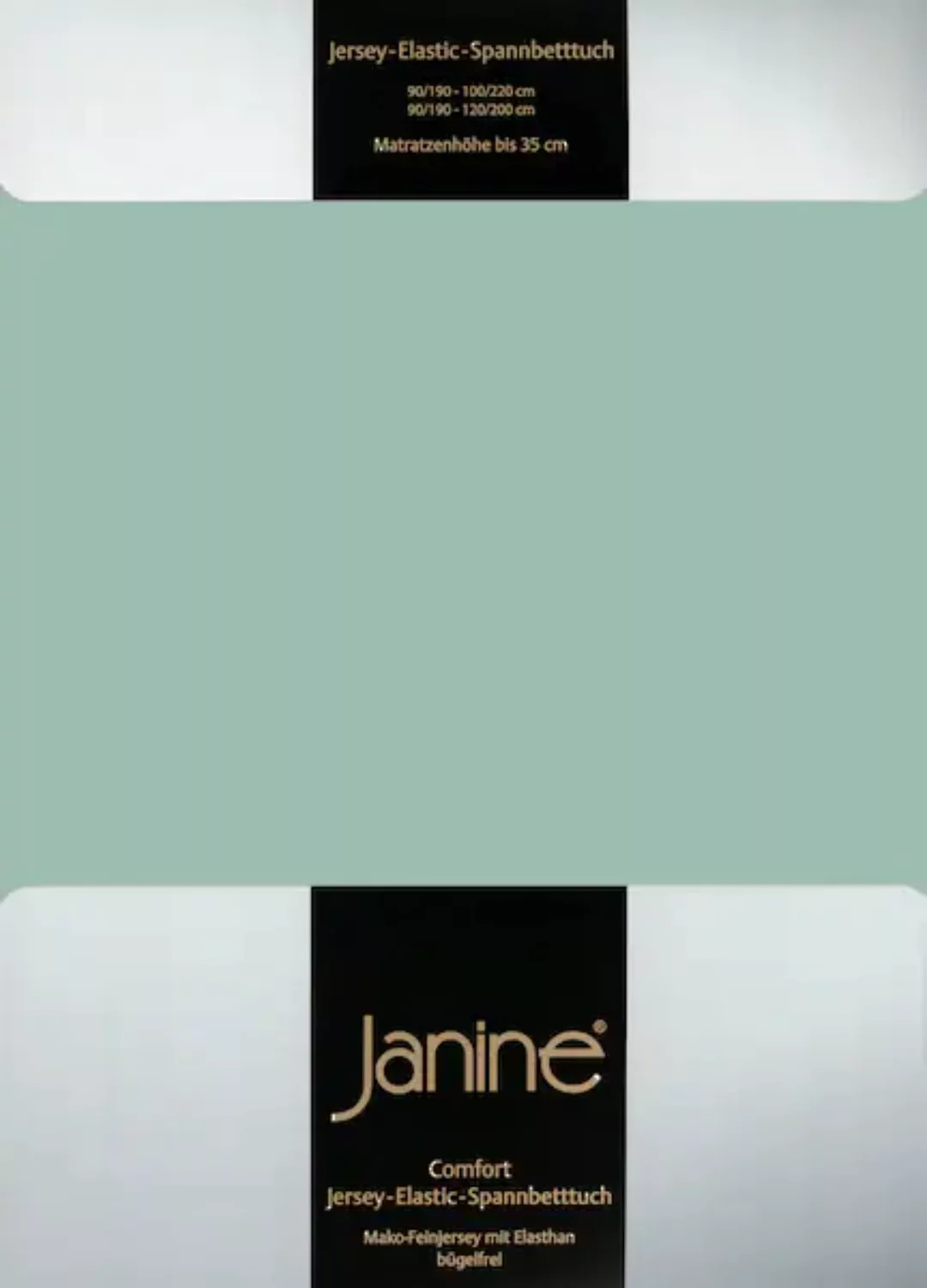 Janine Spannbetttuch Elastic-Jersey 5002 naturell Größe:  100x200 cm günstig online kaufen
