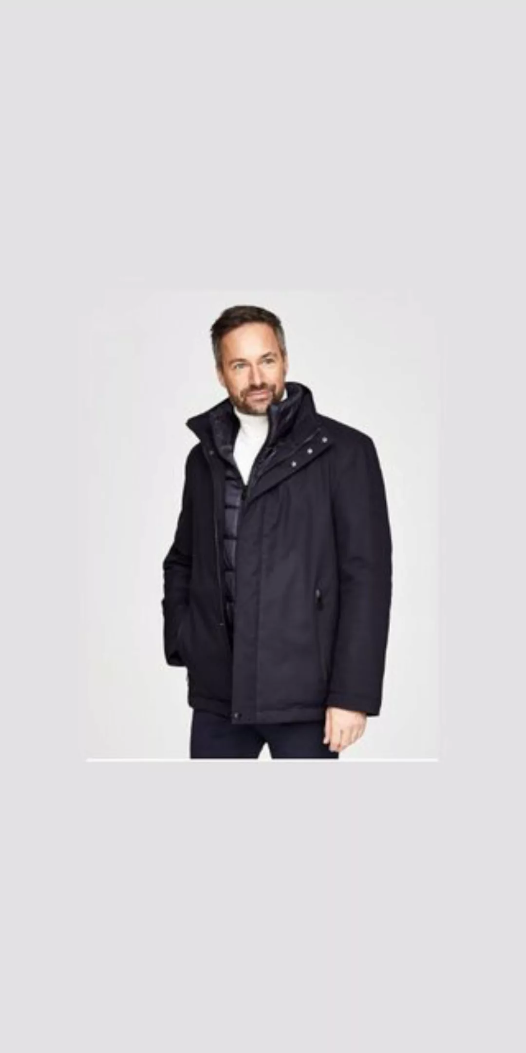 New Canadian Allwetterjacke Wolloptik Jacke dark blue Dunkelblau günstig online kaufen