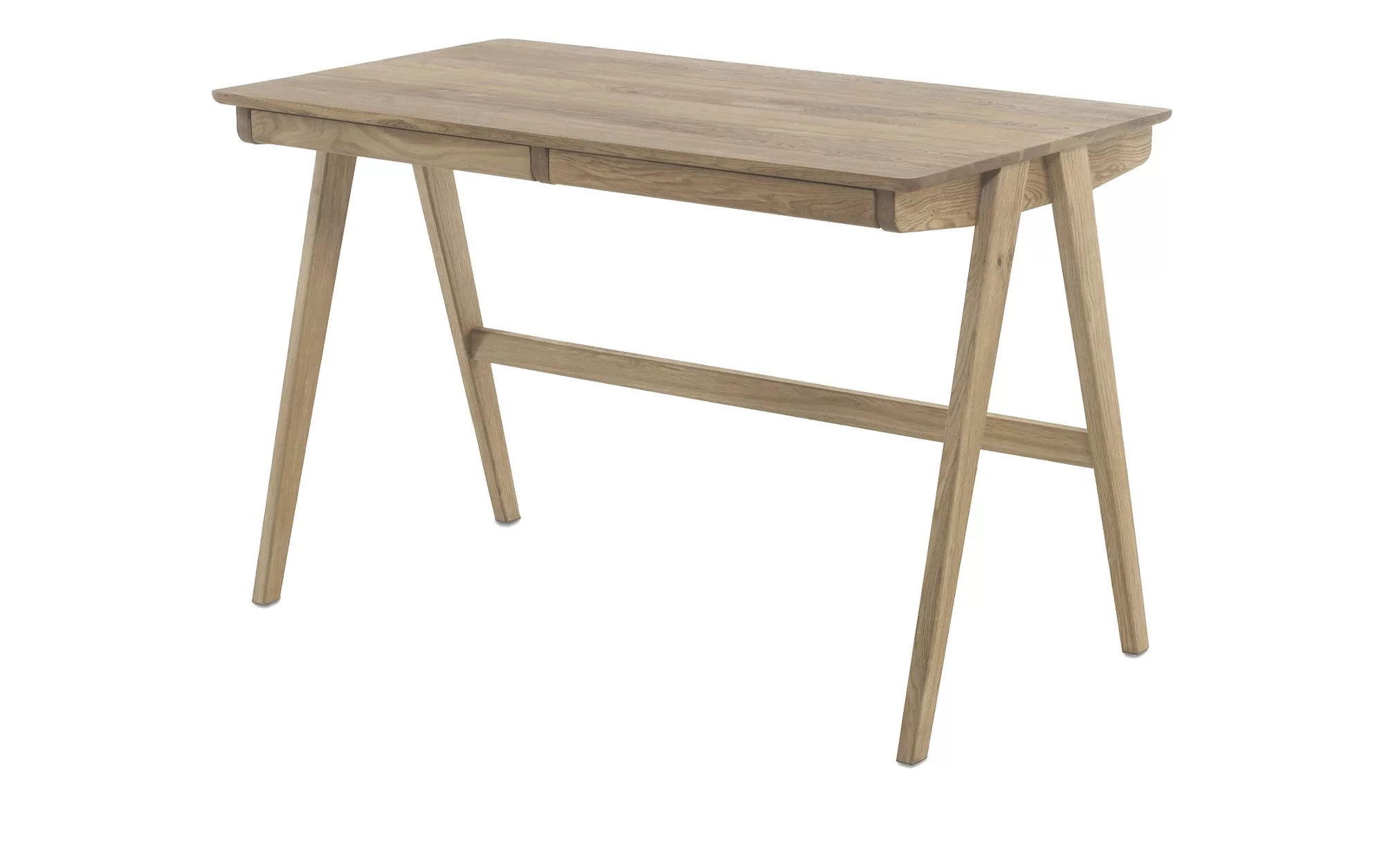MCA furniture Schreibtisch "Delia", Asteiche Massivholz geölt mit Schublade günstig online kaufen
