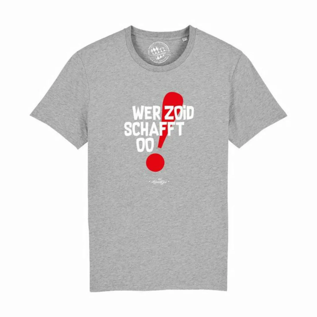 Bavariashop T-Shirt Herren T-Shirt "Wer zoid, schafft oo! günstig online kaufen