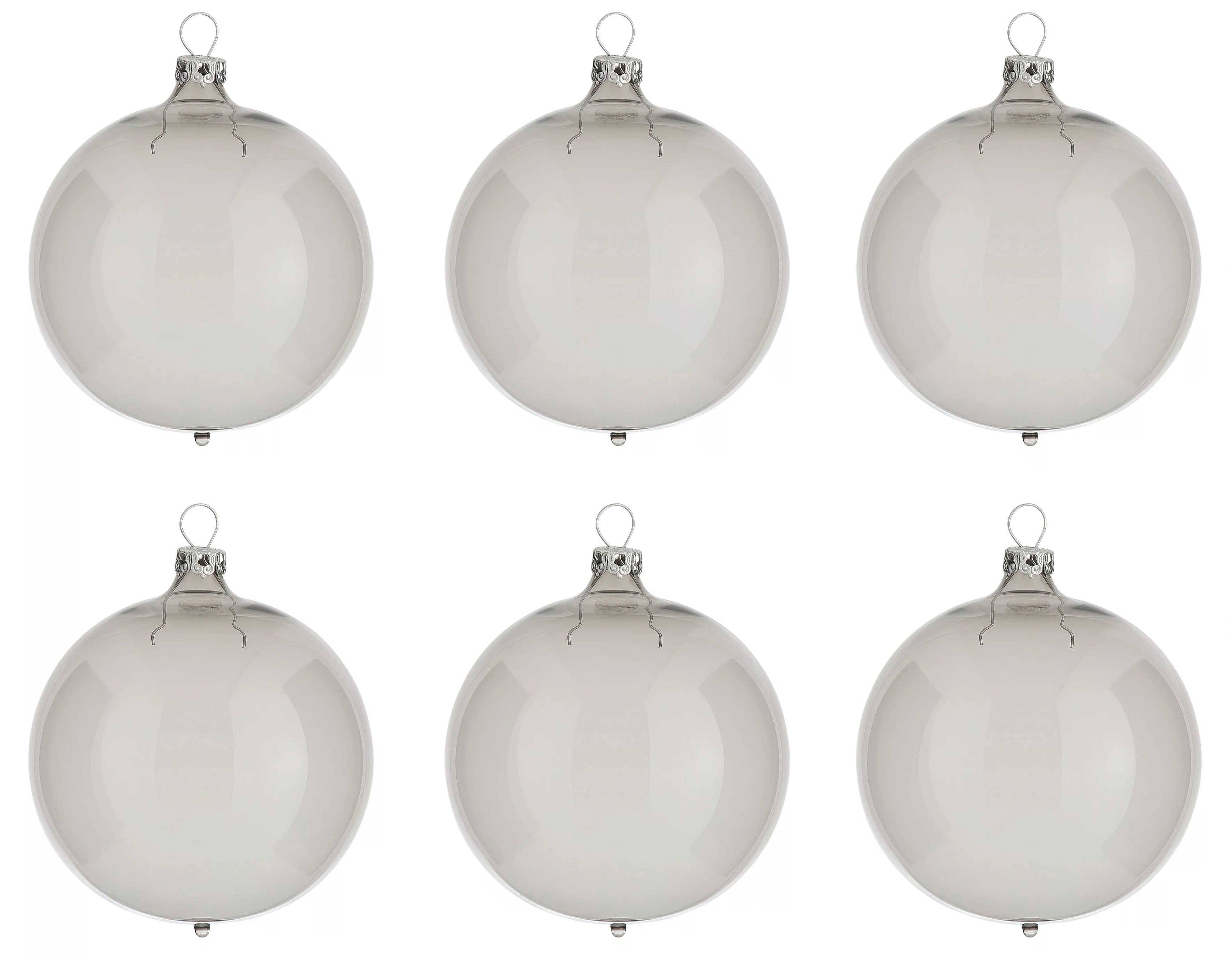 Thüringer Glasdesign Weihnachtsbaumkugel "Transparent, Weihnachtsdeko, Chri günstig online kaufen