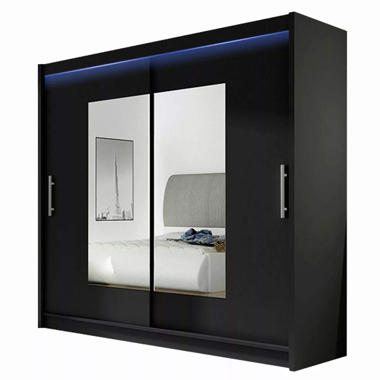 MIRJAN24 Kleiderschrank London VII (mit Schiebetüren, günstig online kaufen