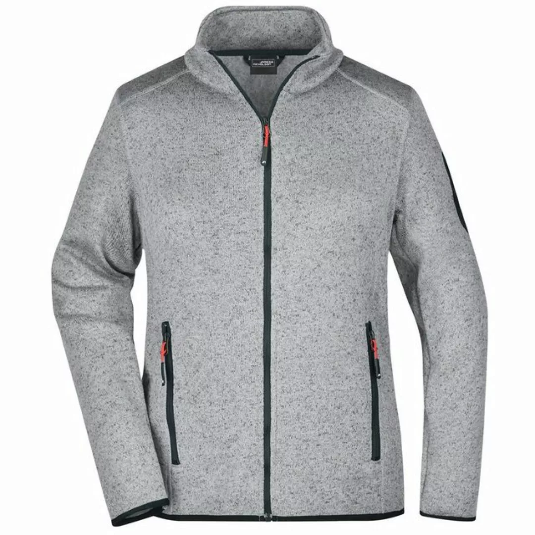 James & Nicholson Fleecejacke Ladies Fleece Jacke (gestrickt) günstig online kaufen