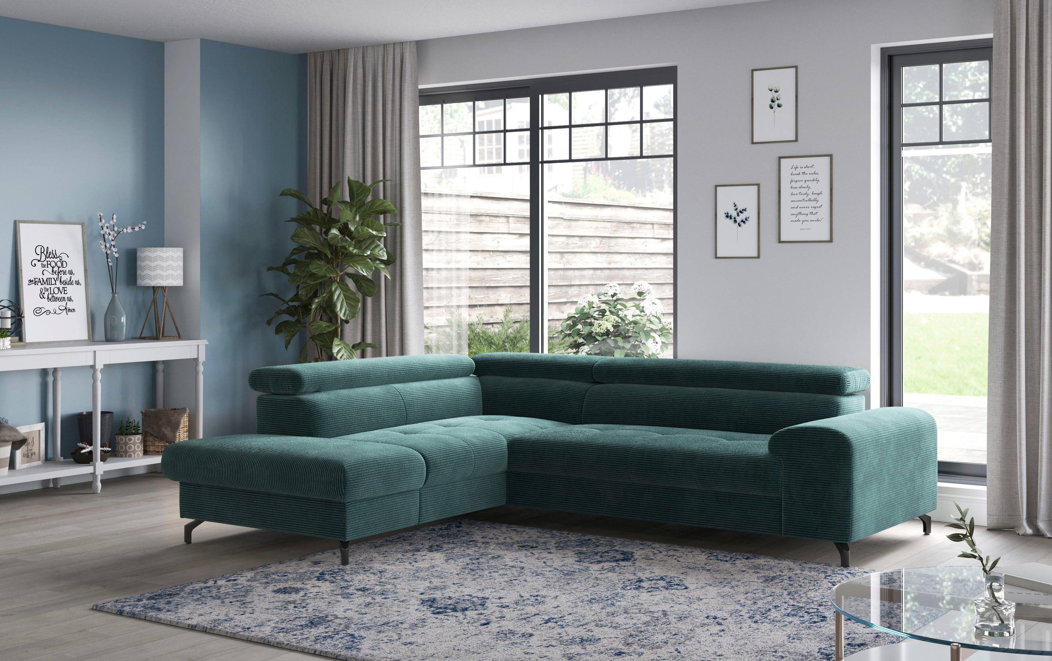 COTTA Ecksofa Aura L-Form, mit Schlaffunktion, günstig online kaufen