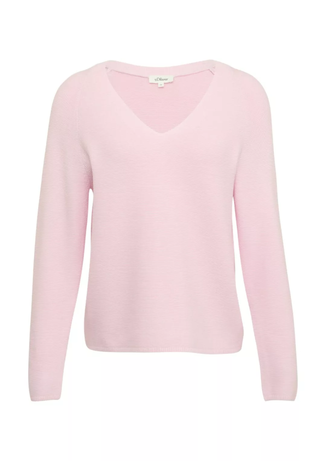 s.Oliver Strickpullover mit U-Boot Ausschnitt günstig online kaufen