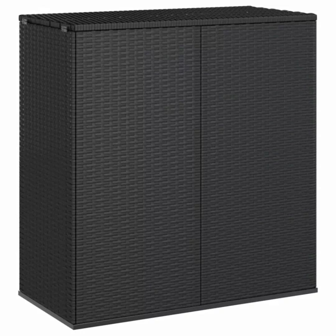 Vidaxl Garten-kissenbox Pe Rattan 100x49x103,5 Cm Schwarz günstig online kaufen