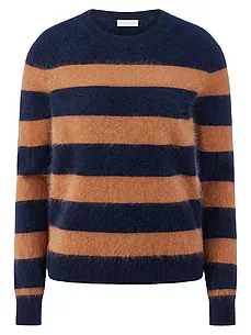 Rundhals-Pullover include blau günstig online kaufen