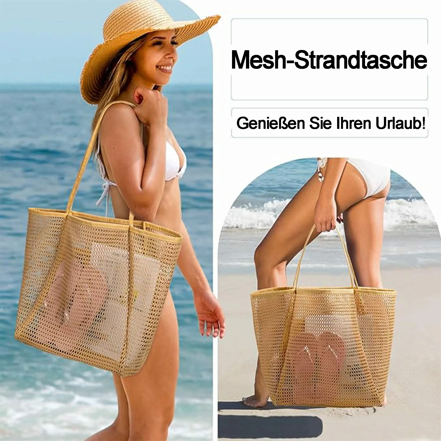 Mutig Strandtasche Große Strandtasche Damen, XL günstig online kaufen