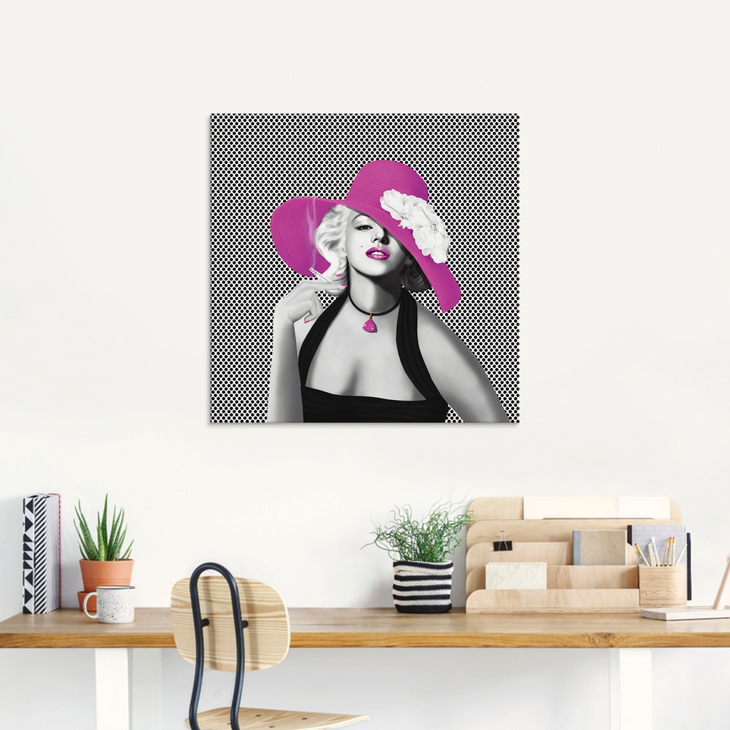 Artland Glasbild "Marilyn in Pop Art", Stars, (1 St.), in verschiedenen Grö günstig online kaufen