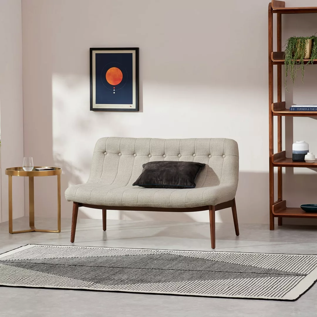 Halbert 2-Sitzer Sofa, Haferbeige - MADE.com günstig online kaufen