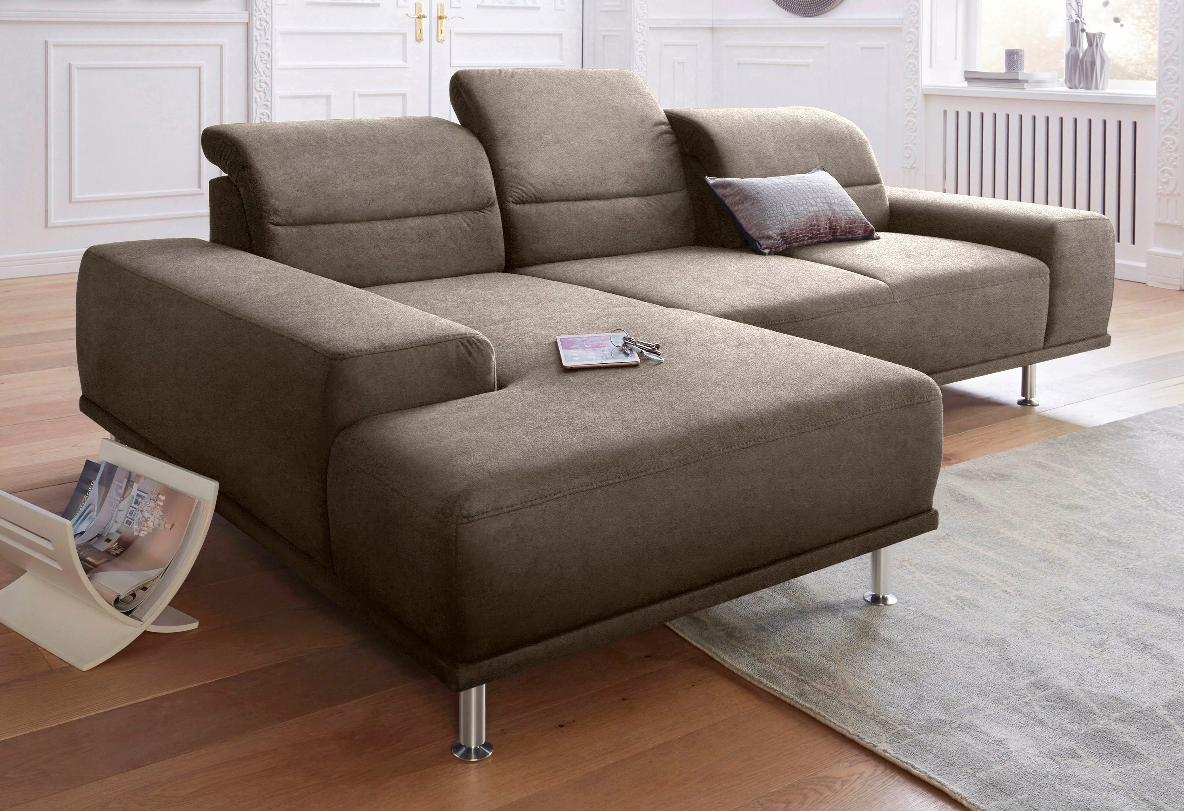 sit&more Ecksofa Mariola L-Form, mit Recamiere und Federkern, inklusive Sit günstig online kaufen