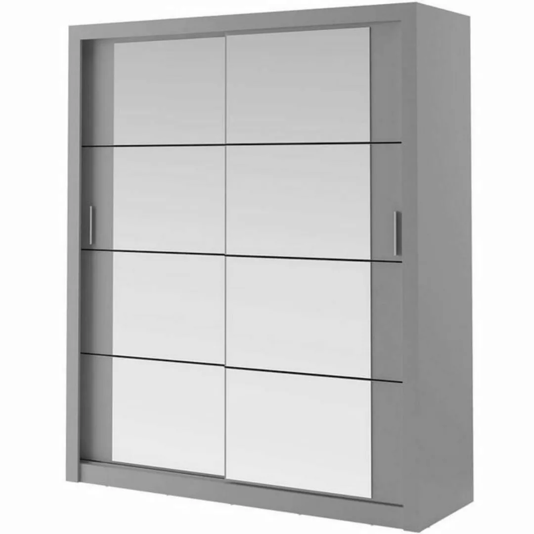 Unique Home Kleiderschrank Kleiderschrank AR03, Schwebeturenschrank mit Spi günstig online kaufen