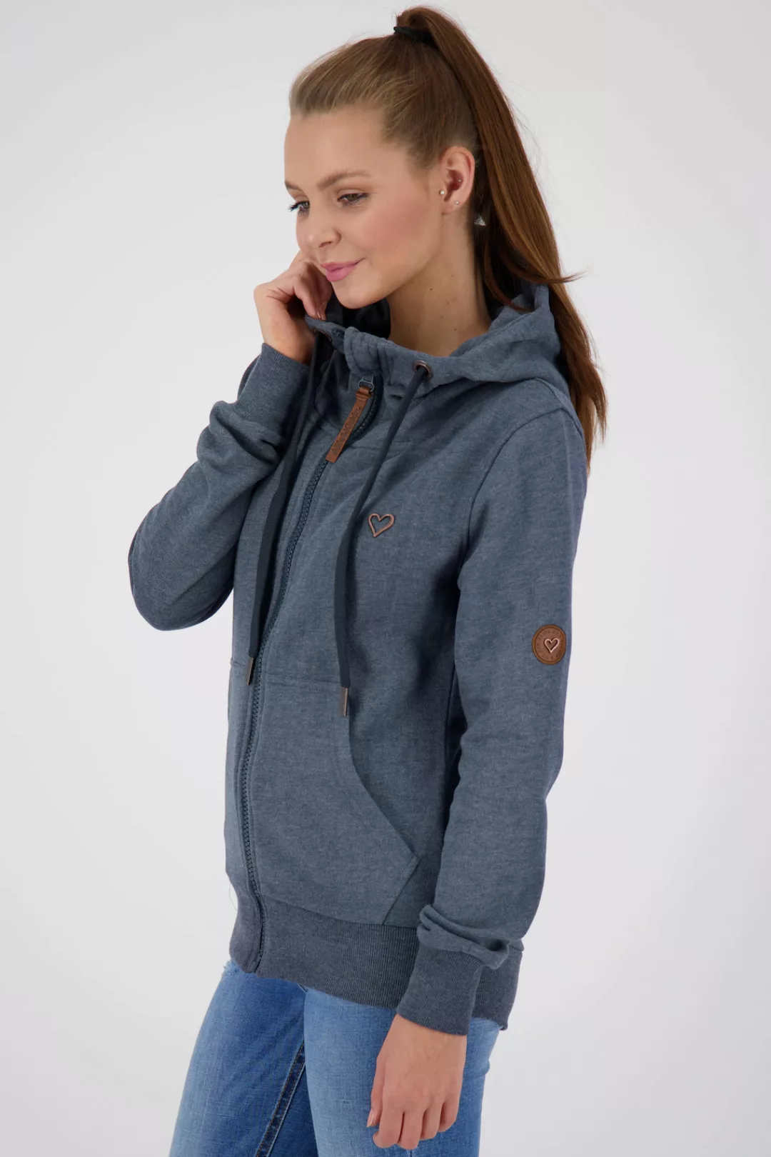 Alife & Kickin Kapuzensweatjacke "YasminAK A Hooded Sweat Jacket Damen" günstig online kaufen