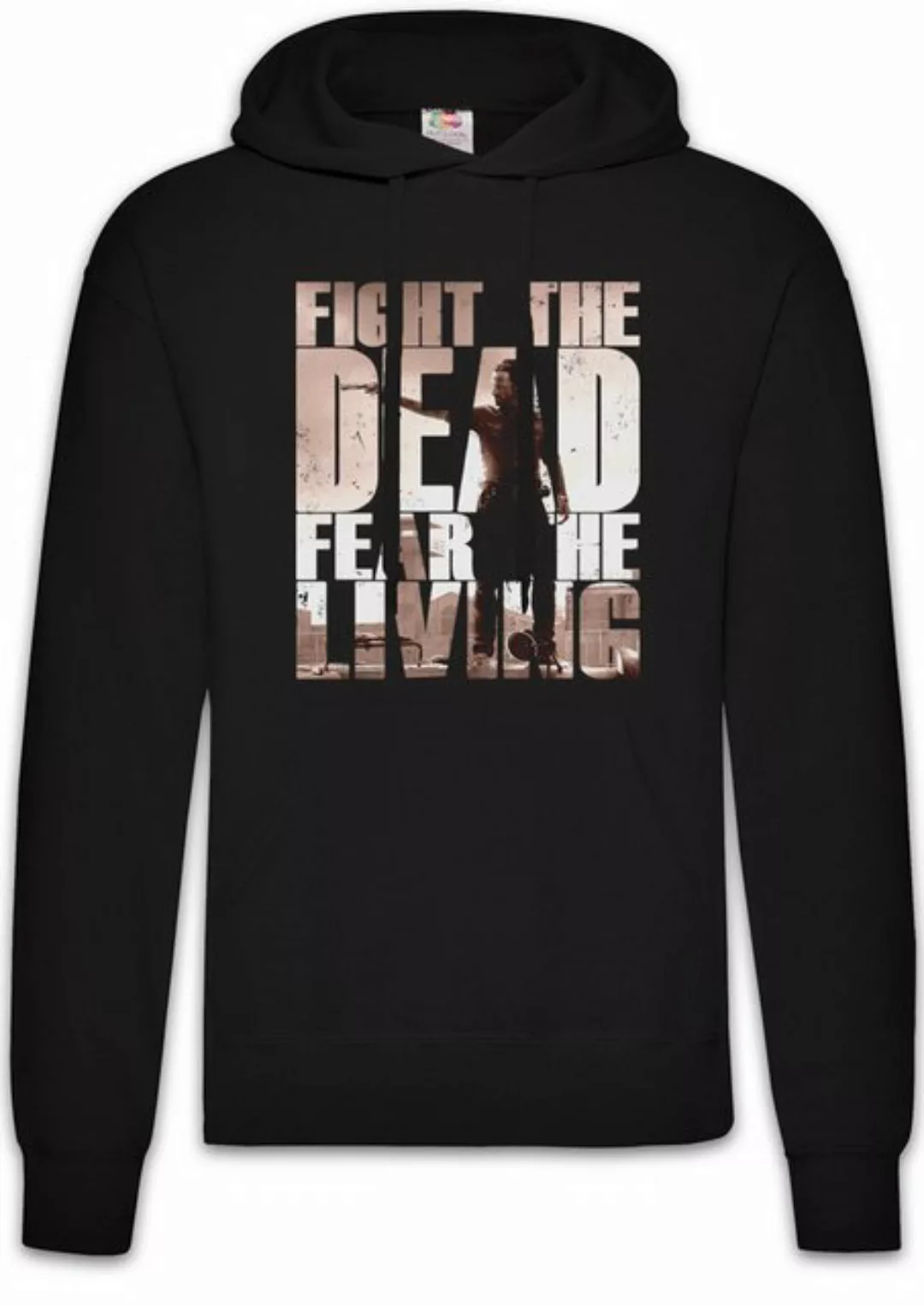 Urban Backwoods Hoodie Fight The Dead Fear The Living II Herren Hoodie Rick günstig online kaufen