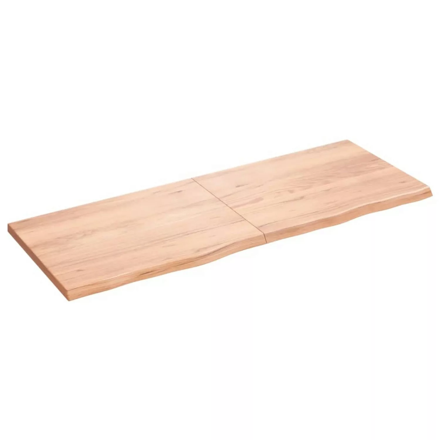 vidaXL Waschtischplatte Hellbraun 160x60x4 cm Massivholz Behandelt günstig online kaufen