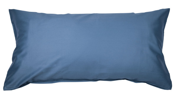 Janine Janine Mako-Satin-Bettwäsche Colors 31001 jeansblau Größe:  60x40 cm günstig online kaufen