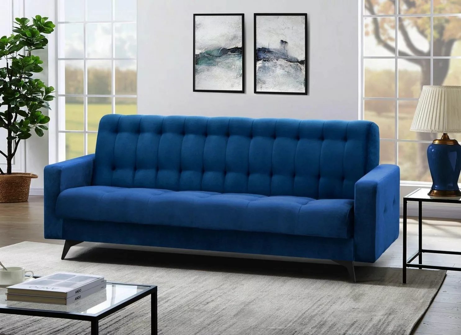 Beautysofa Schlafsofa GRETA BIS, Sofa Couch für Wohnzimmer, Schlaffunktion, günstig online kaufen