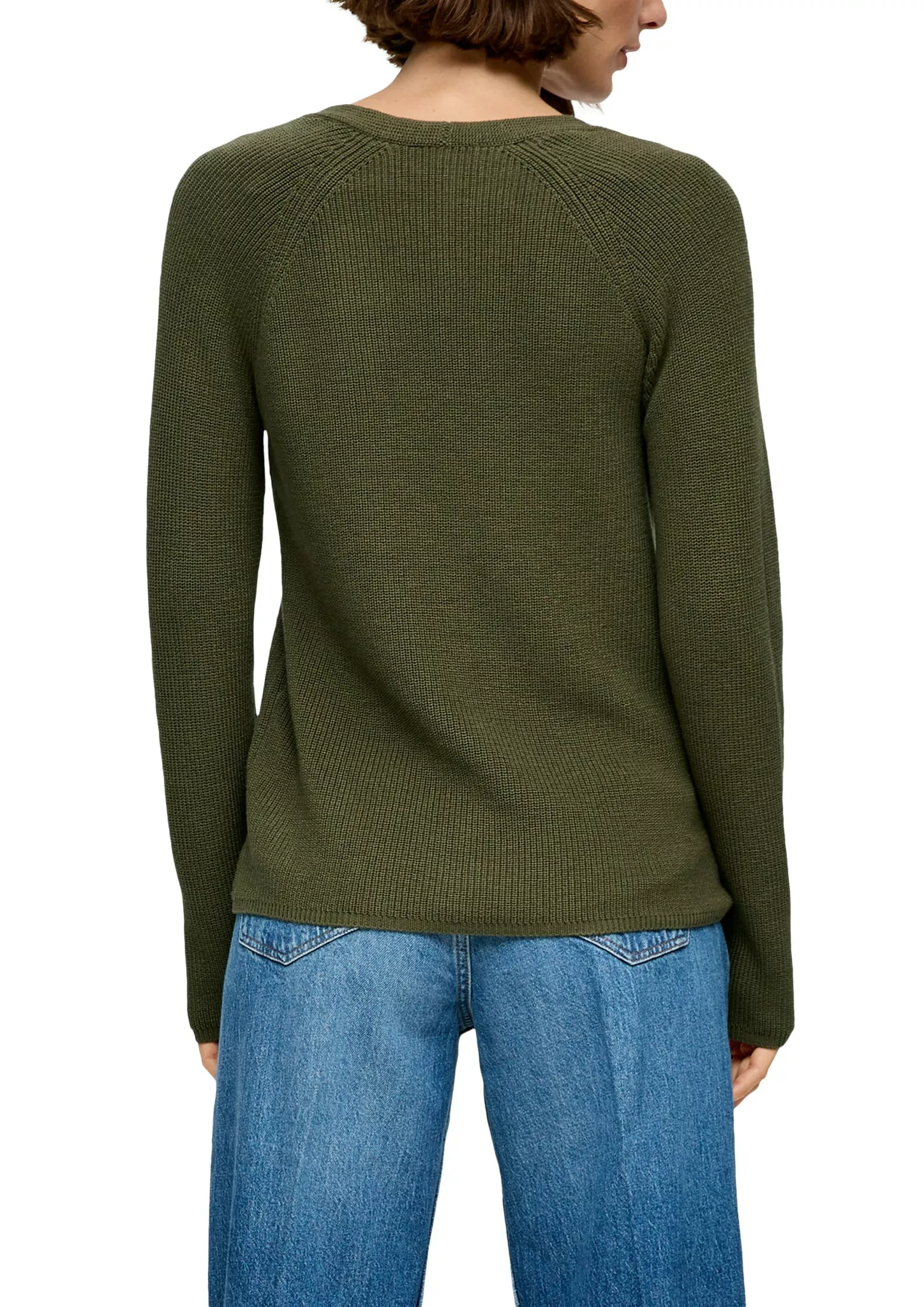 s.Oliver Strickpullover mit Raglan Ärmeln günstig online kaufen