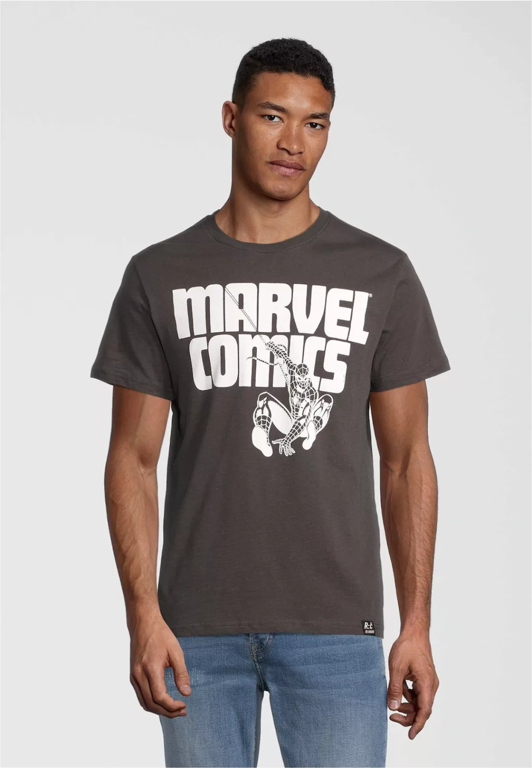 Recovered T-Shirt "Spidey Black", mit coolem Marvel-Print günstig online kaufen