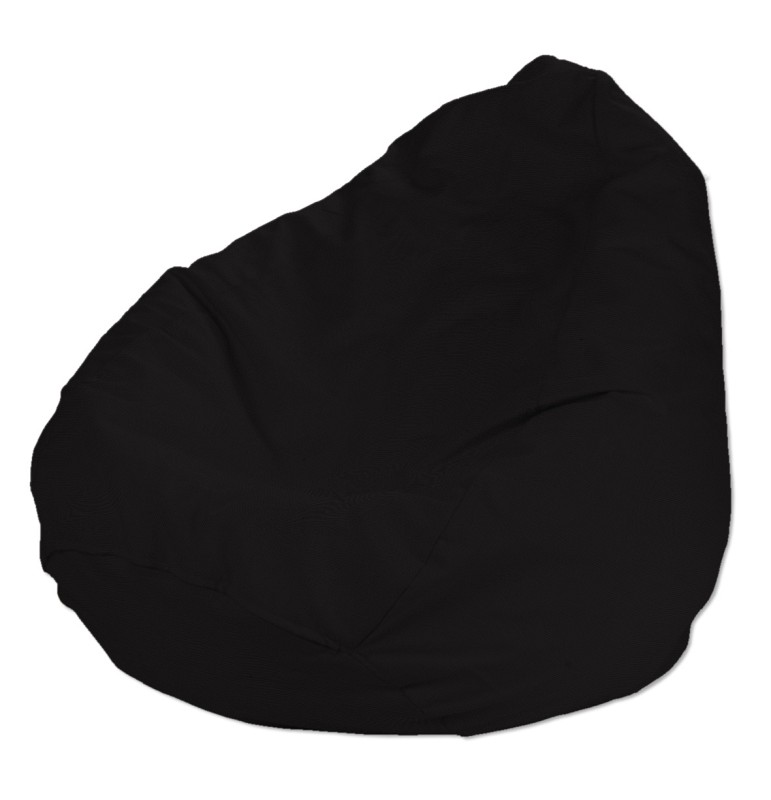 Sitzsack, schwarz, Ø60 x 105 cm, Cotton Panama (702-09) günstig online kaufen