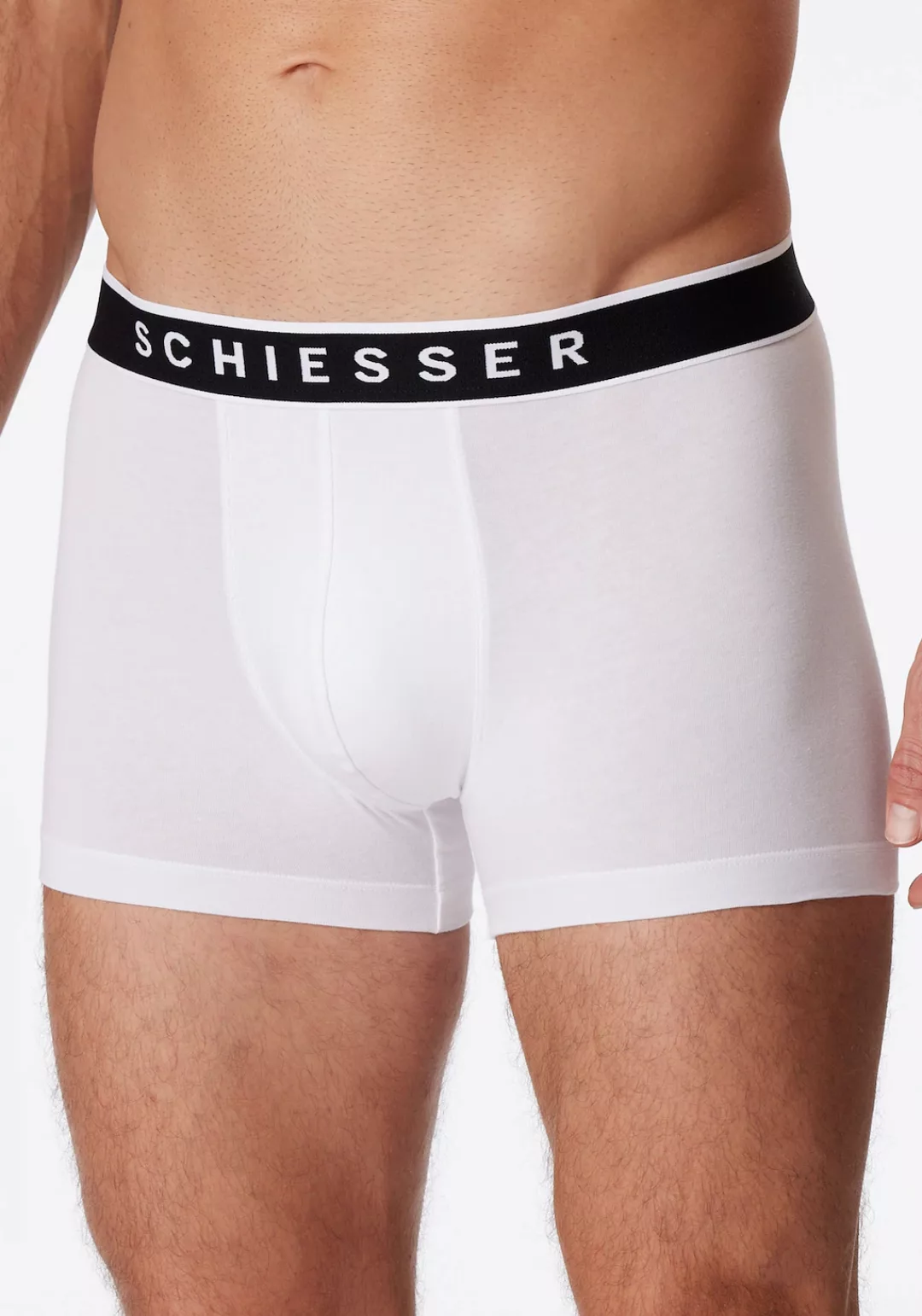 Schiesser Boxer ""95/5"", (3er-Pack), mit softem, tonalem Bund, kontraststa günstig online kaufen