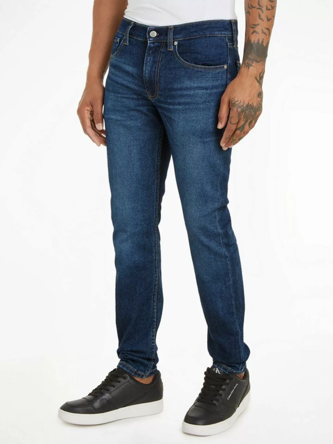 Calvin Klein Jeans Slim-fit-Jeans SLIM TAPER in klassischer 5-Pocket-Form günstig online kaufen