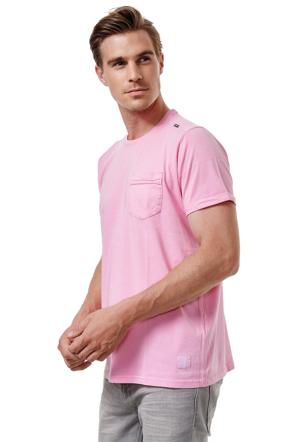 Rusty Neal T-Shirt, mit aufgesetzter Brusttasche günstig online kaufen