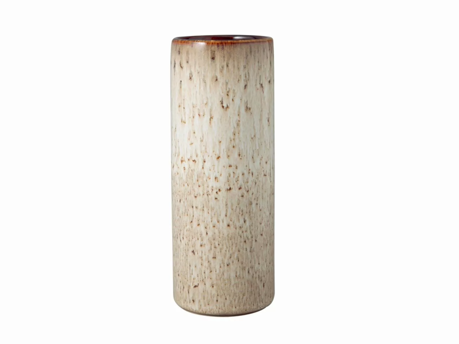 Villeroy & Boch Vasen Lave Home Vase Cylinder beige klein 20 cm (mehrfarbig günstig online kaufen