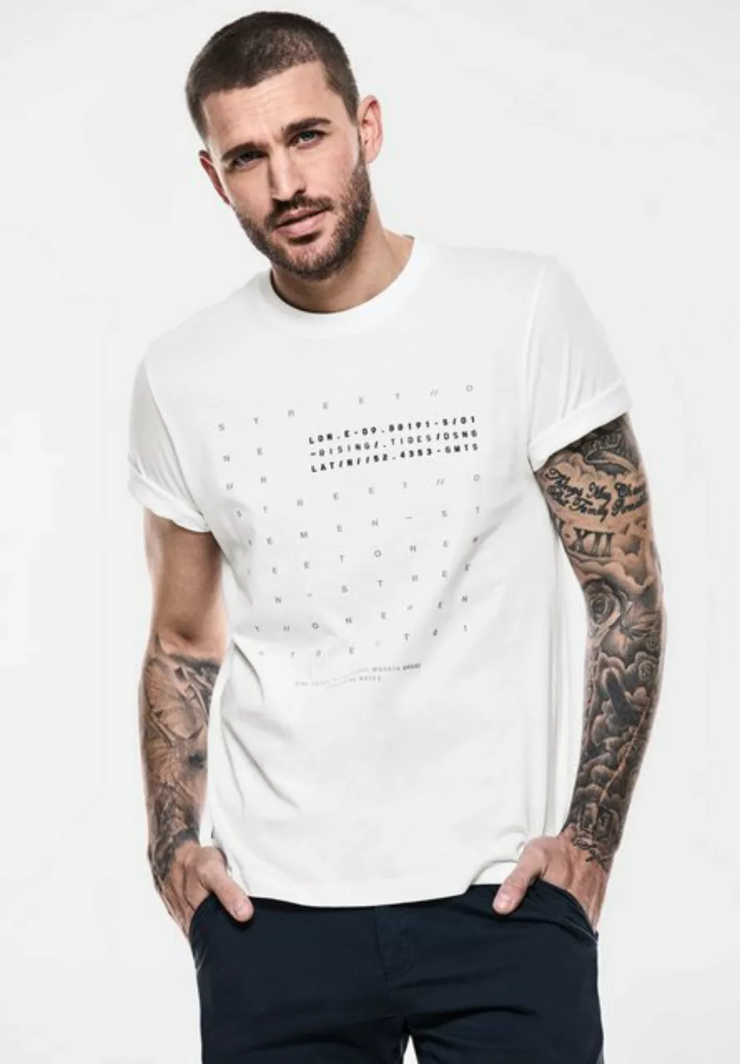 STREET ONE MEN T-Shirt Jersey günstig online kaufen