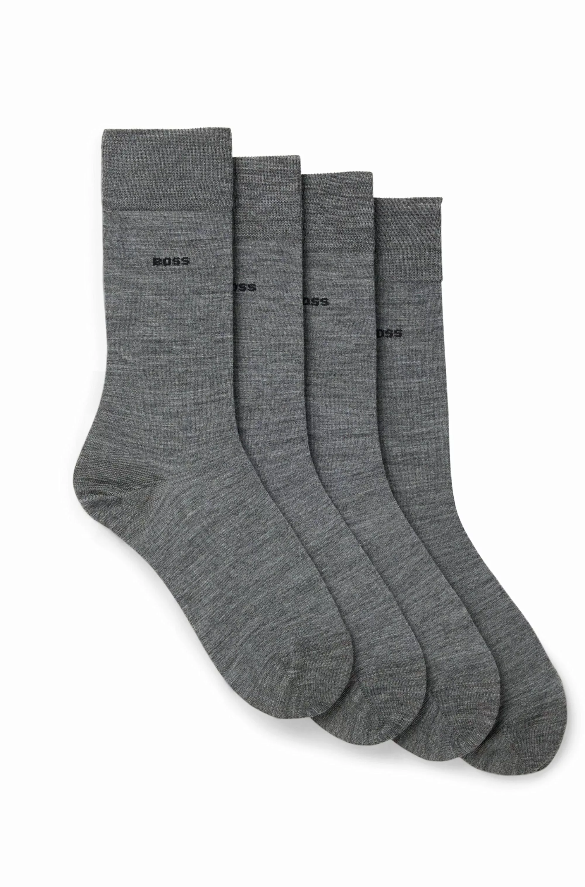BOSS Socken "2P RS Uni WO", (Packung, 2 Paar, 2er Pack), mit eingesticktem günstig online kaufen