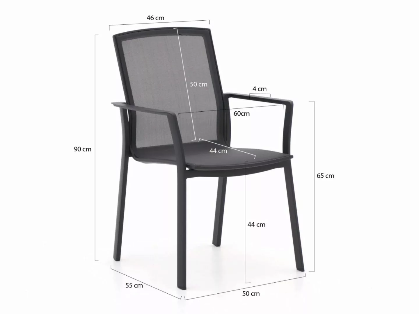 Bellagio Dranera/Sora 220 cm Gartenmöbel-Set 7-teilig stapelbar günstig online kaufen