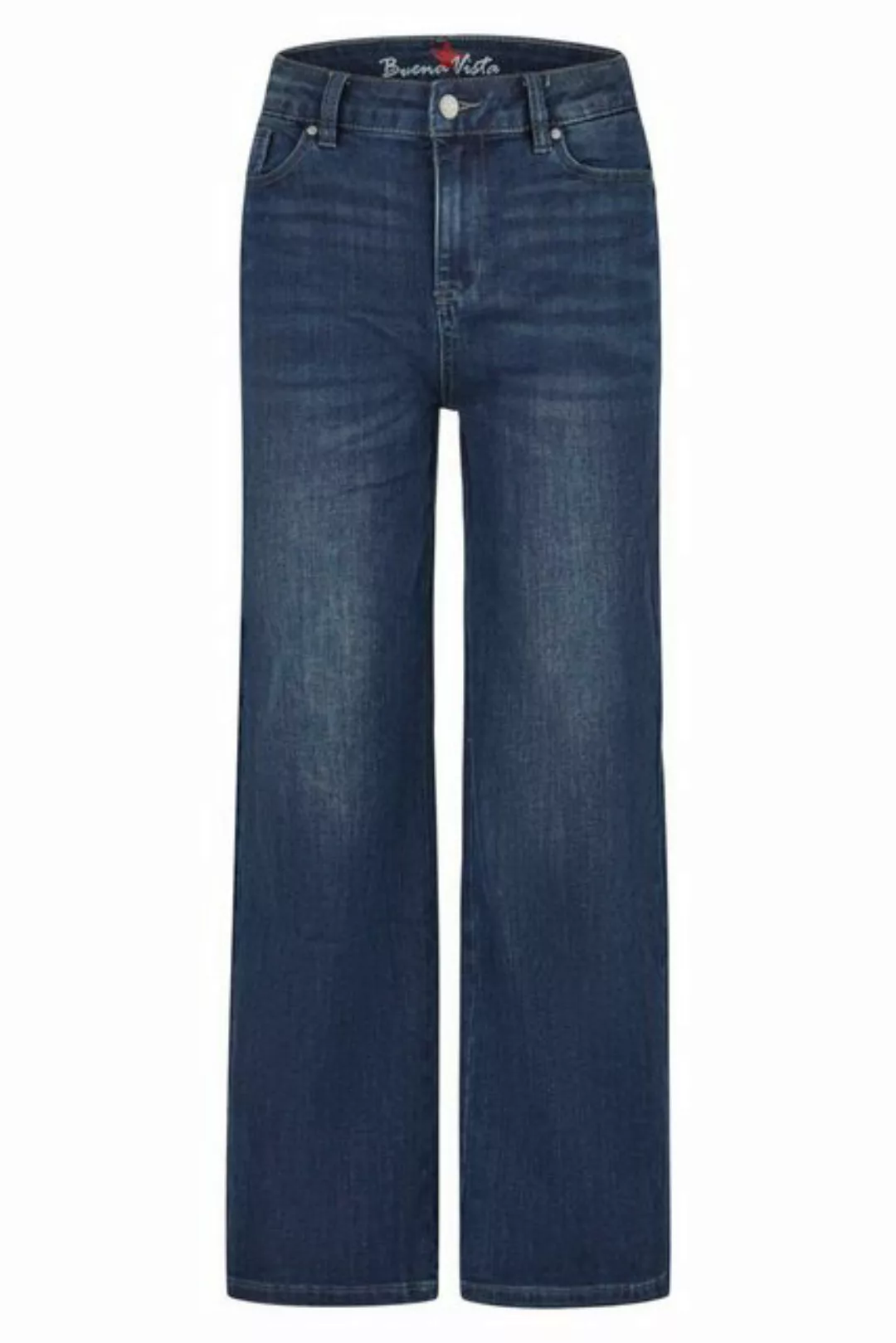 Buena Vista 5-Pocket-Jeans Wide Leg stretch denim - deep blue günstig online kaufen