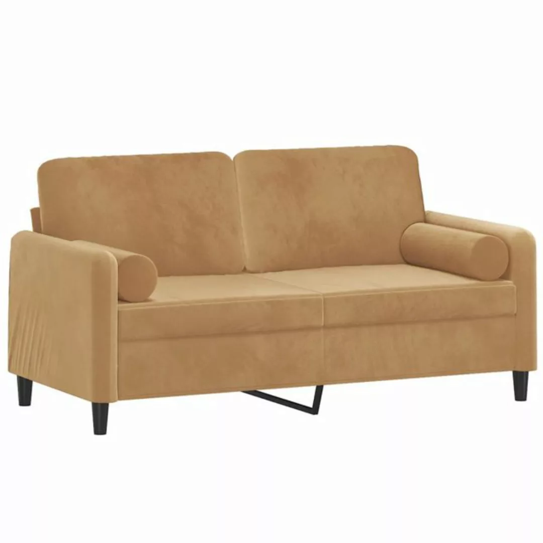 vidaXL Sofa Sofa mit Zierkissen Samt, 120 cm, 2-Sitzer günstig online kaufen