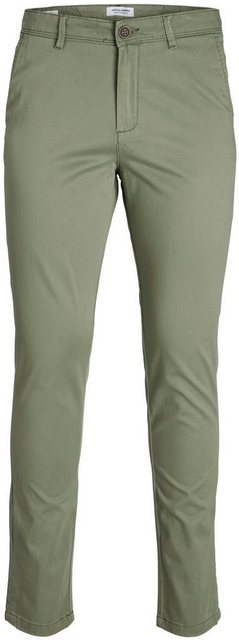 Jack & Jones Herren Chino Hose JJIMARCO JJBOWIE SA - Slim Fit - Blau - Grün günstig online kaufen